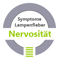 Lampenfieber Symptome Nervosität Nervositaet