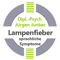 Lampenfieber sprachliche Symptome
